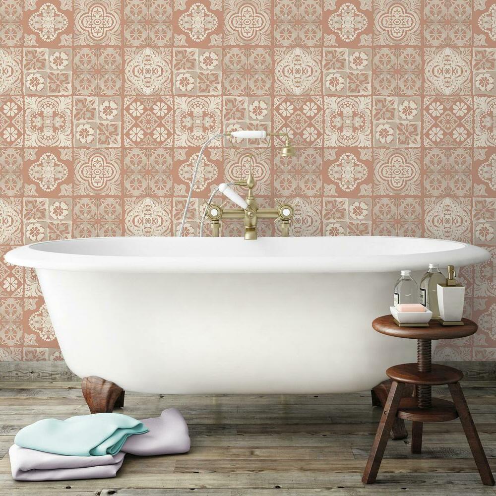 Marrakesh Tile Peel and Stick Wallpaper Peel and Stick Wallpaper RoomMates   