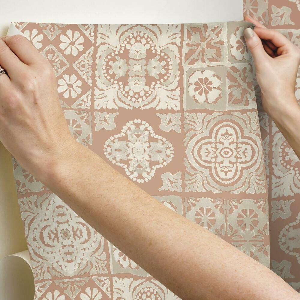 Marrakesh Tile Peel and Stick Wallpaper Peel and Stick Wallpaper RoomMates   
