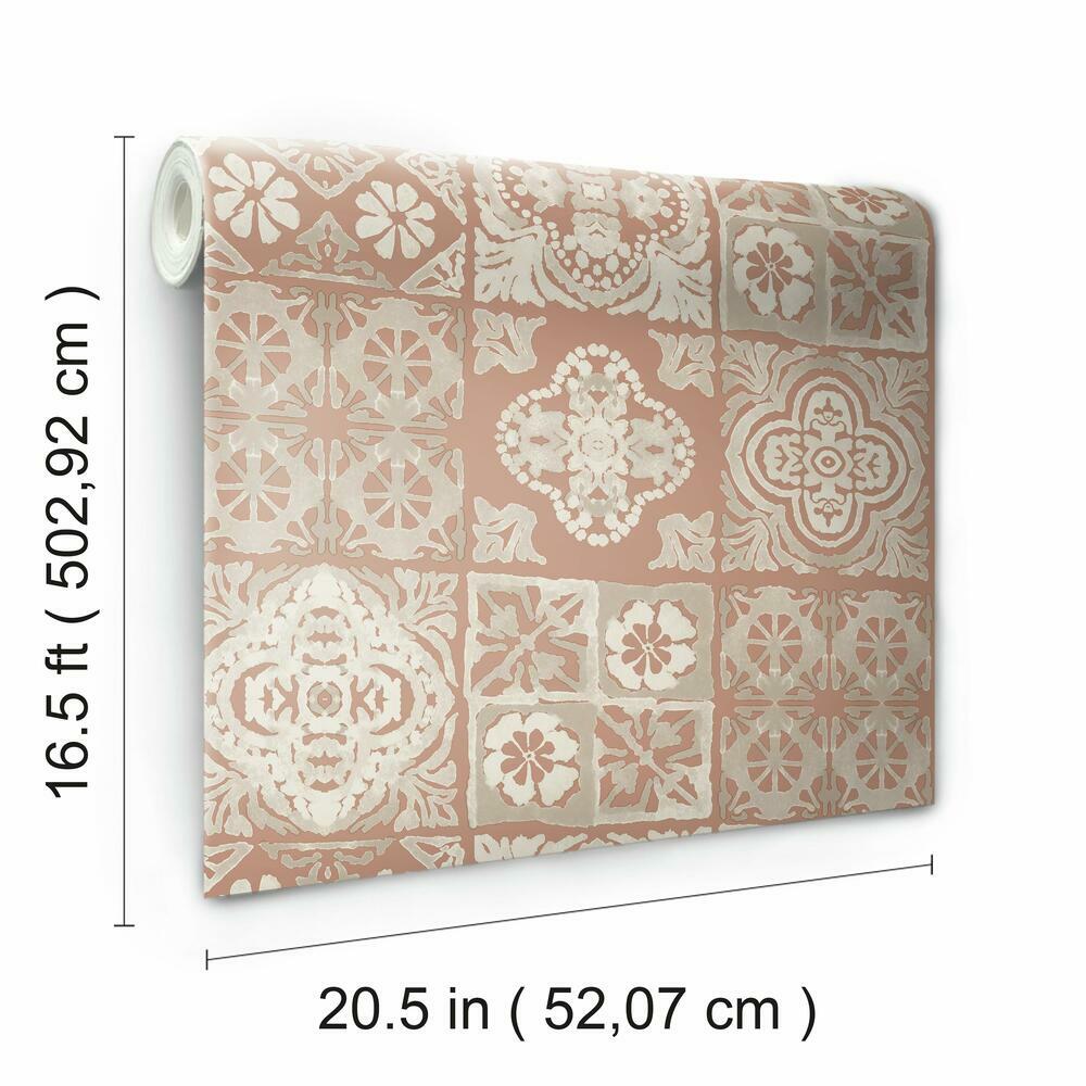 Marrakesh Tile Peel and Stick Wallpaper Peel and Stick Wallpaper RoomMates   
