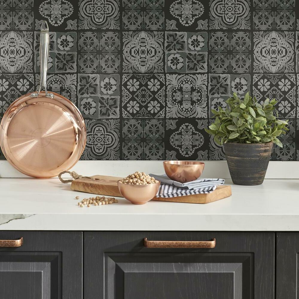 Marrakesh Tile Peel and Stick Wallpaper Peel and Stick Wallpaper RoomMates   