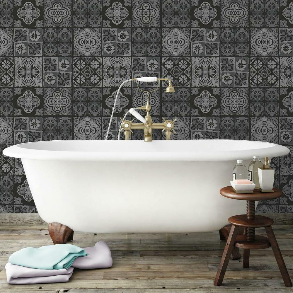 Marrakesh Tile Peel and Stick Wallpaper Peel and Stick Wallpaper RoomMates   