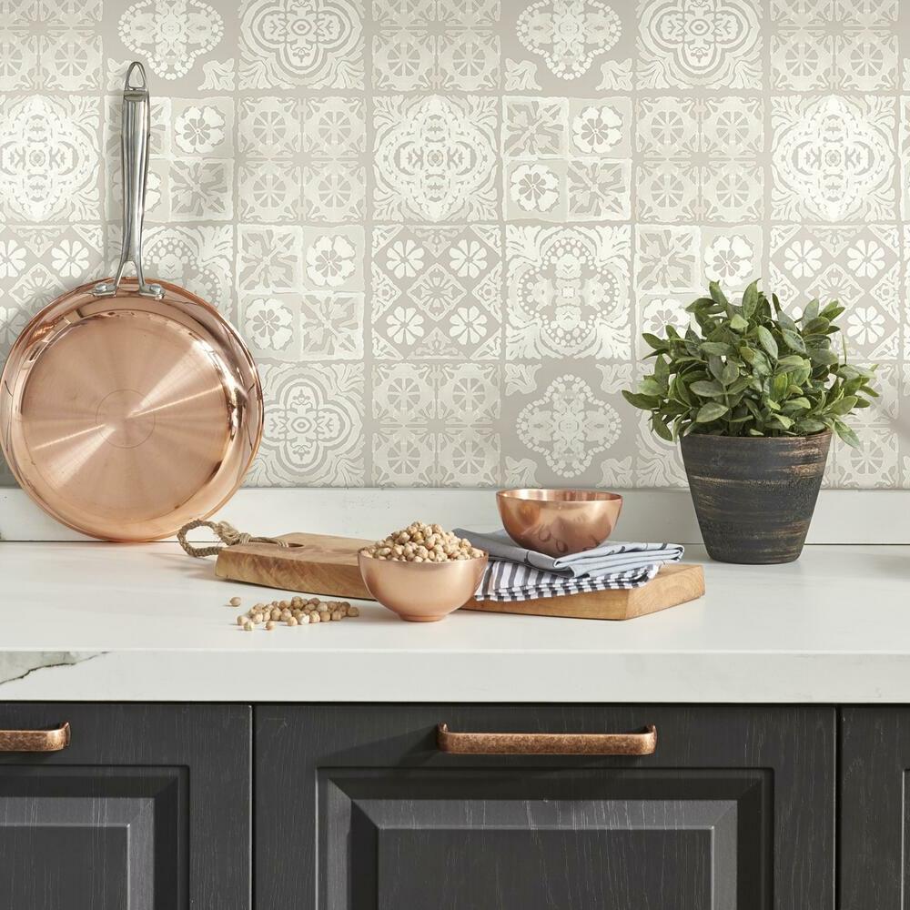 Marrakesh Tile Peel and Stick Wallpaper Peel and Stick Wallpaper RoomMates   