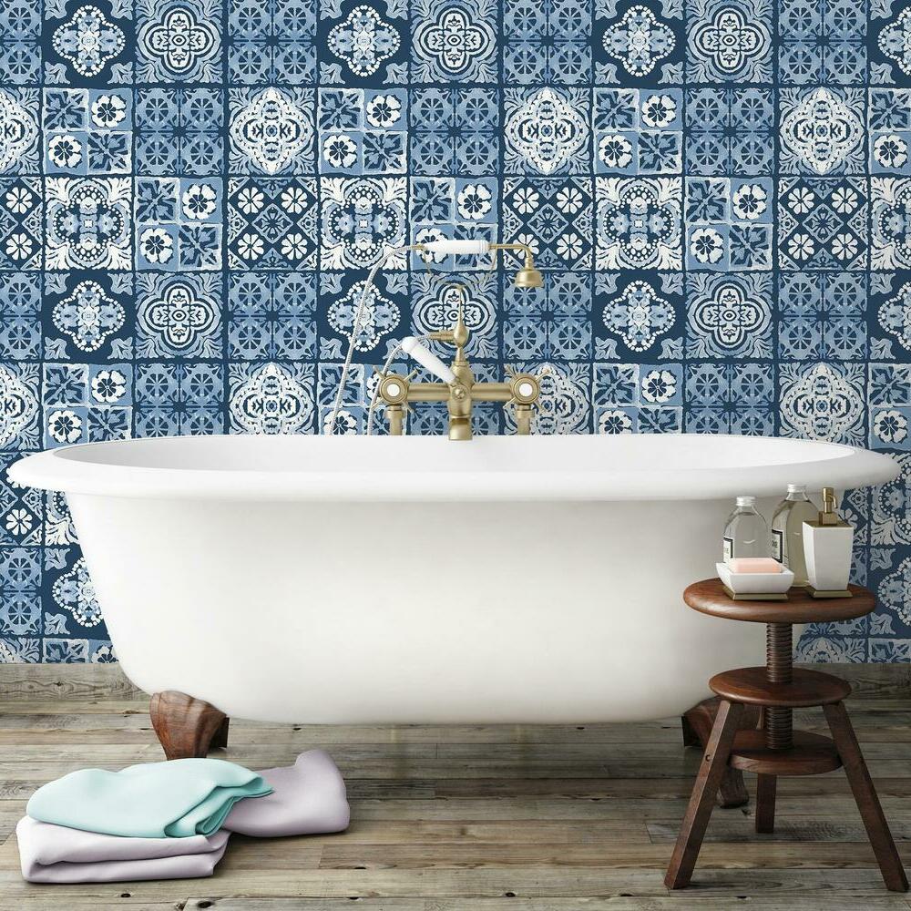 Marrakesh Tile Peel and Stick Wallpaper Peel and Stick Wallpaper RoomMates   