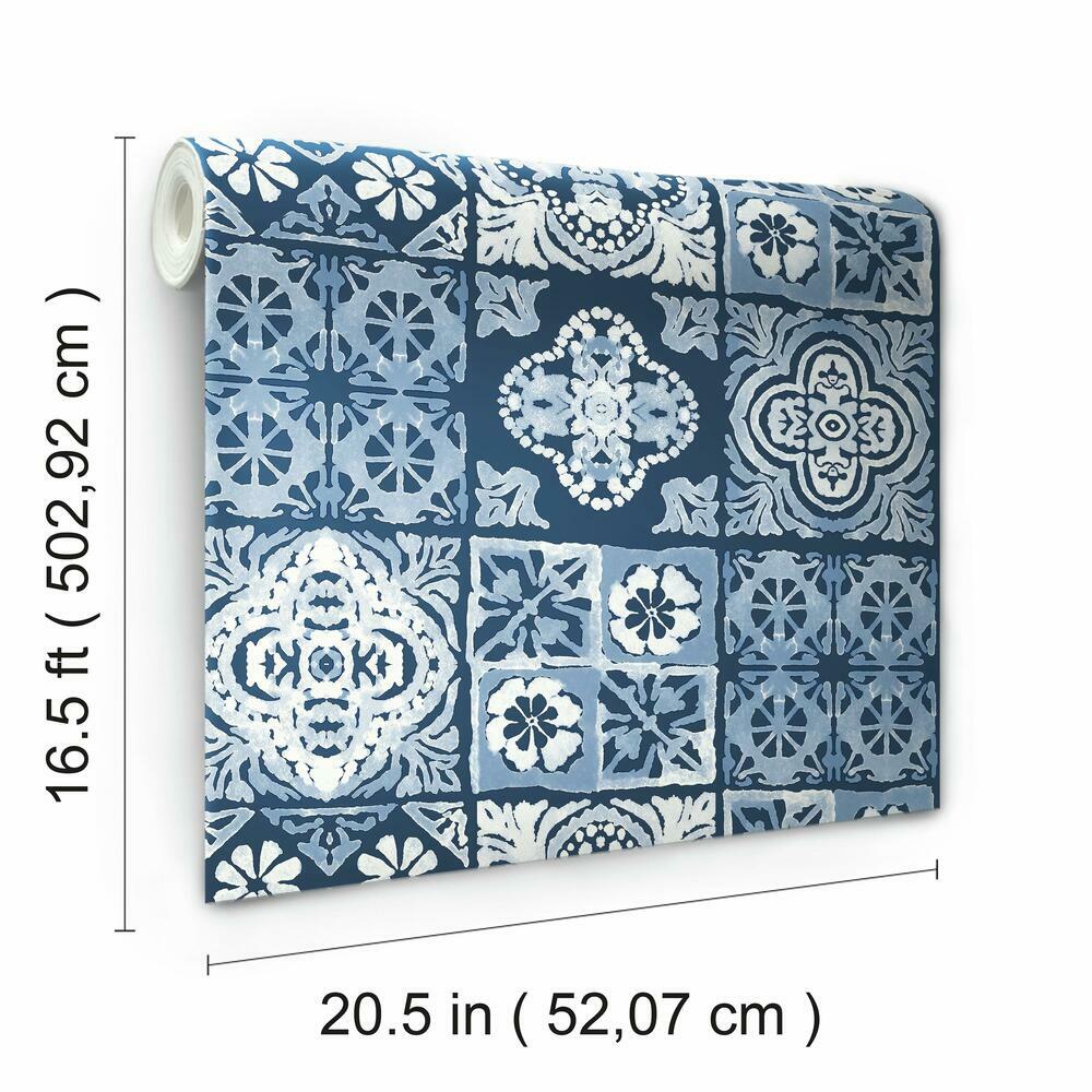 Marrakesh Tile Peel and Stick Wallpaper Peel and Stick Wallpaper RoomMates   