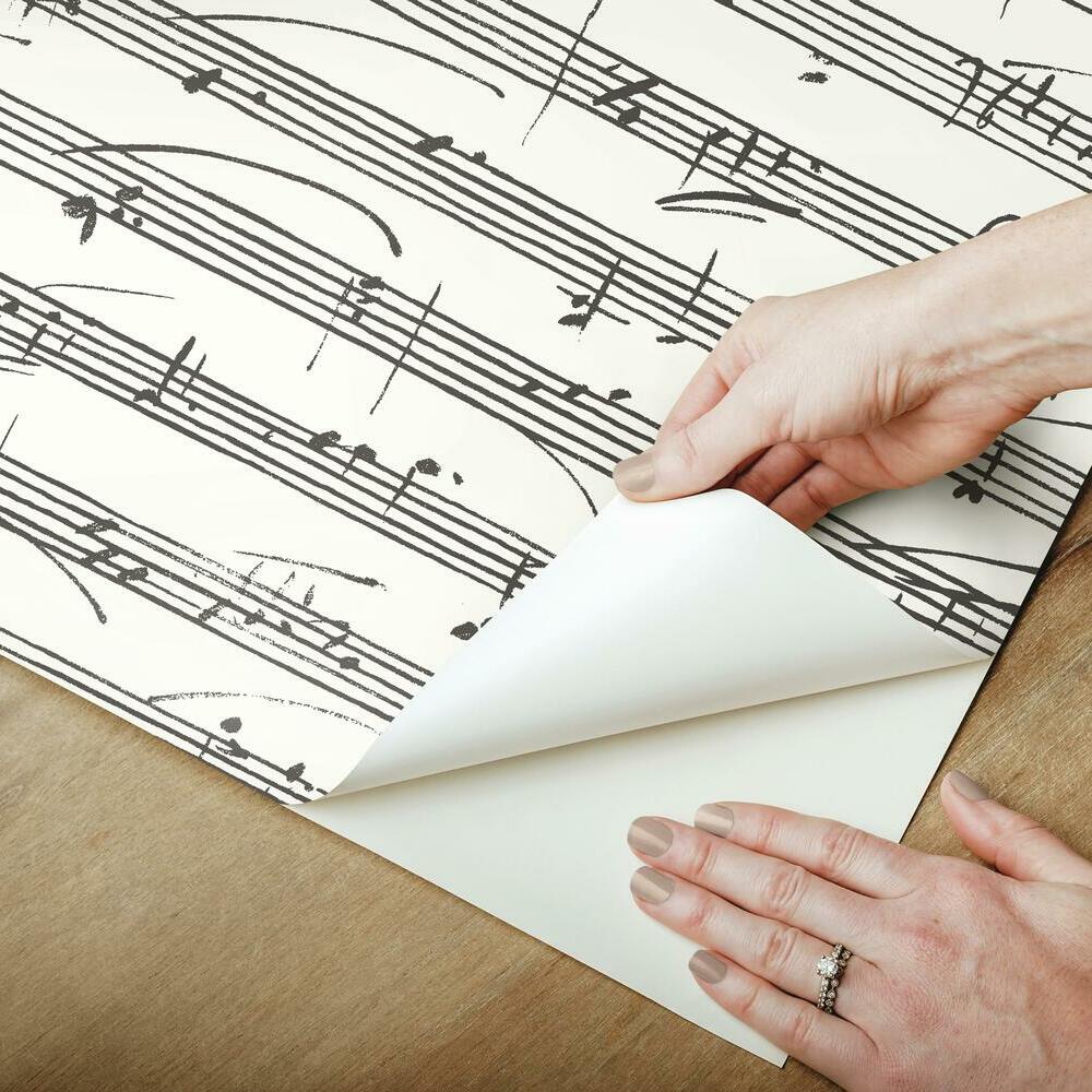 Melody Peel and Stick Wallpaper Peel and Stick Wallpaper RoomMates   