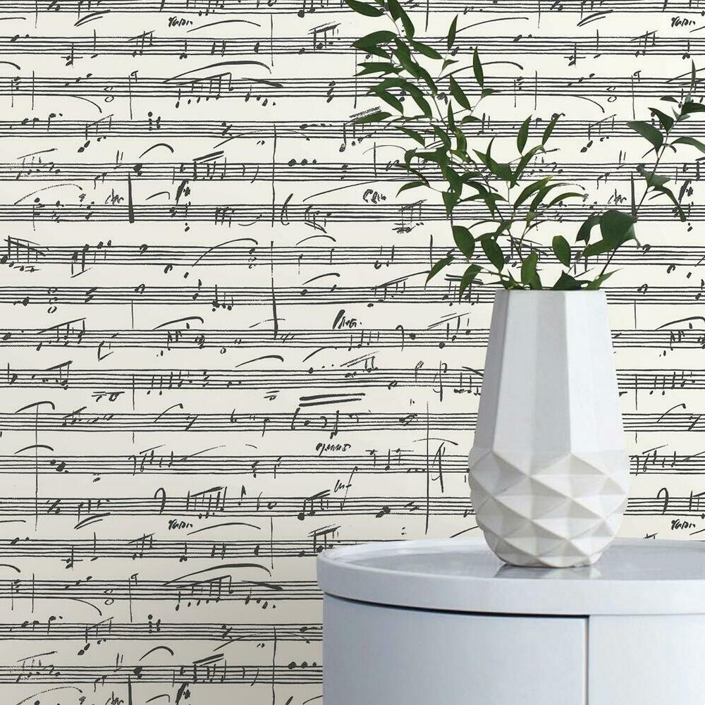 Melody Peel and Stick Wallpaper Peel and Stick Wallpaper RoomMates   