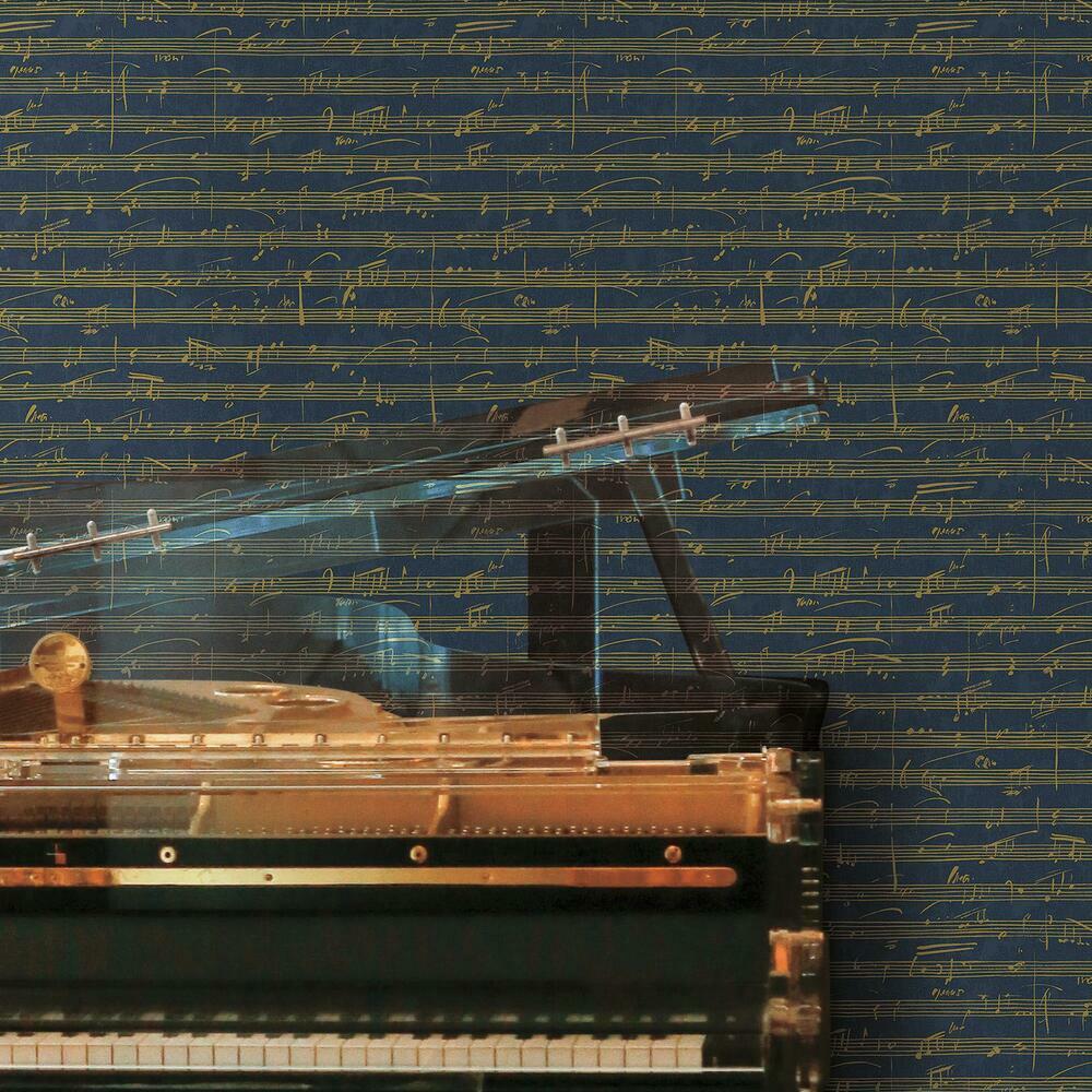 Melody Peel and Stick Wallpaper Peel and Stick Wallpaper RoomMates   