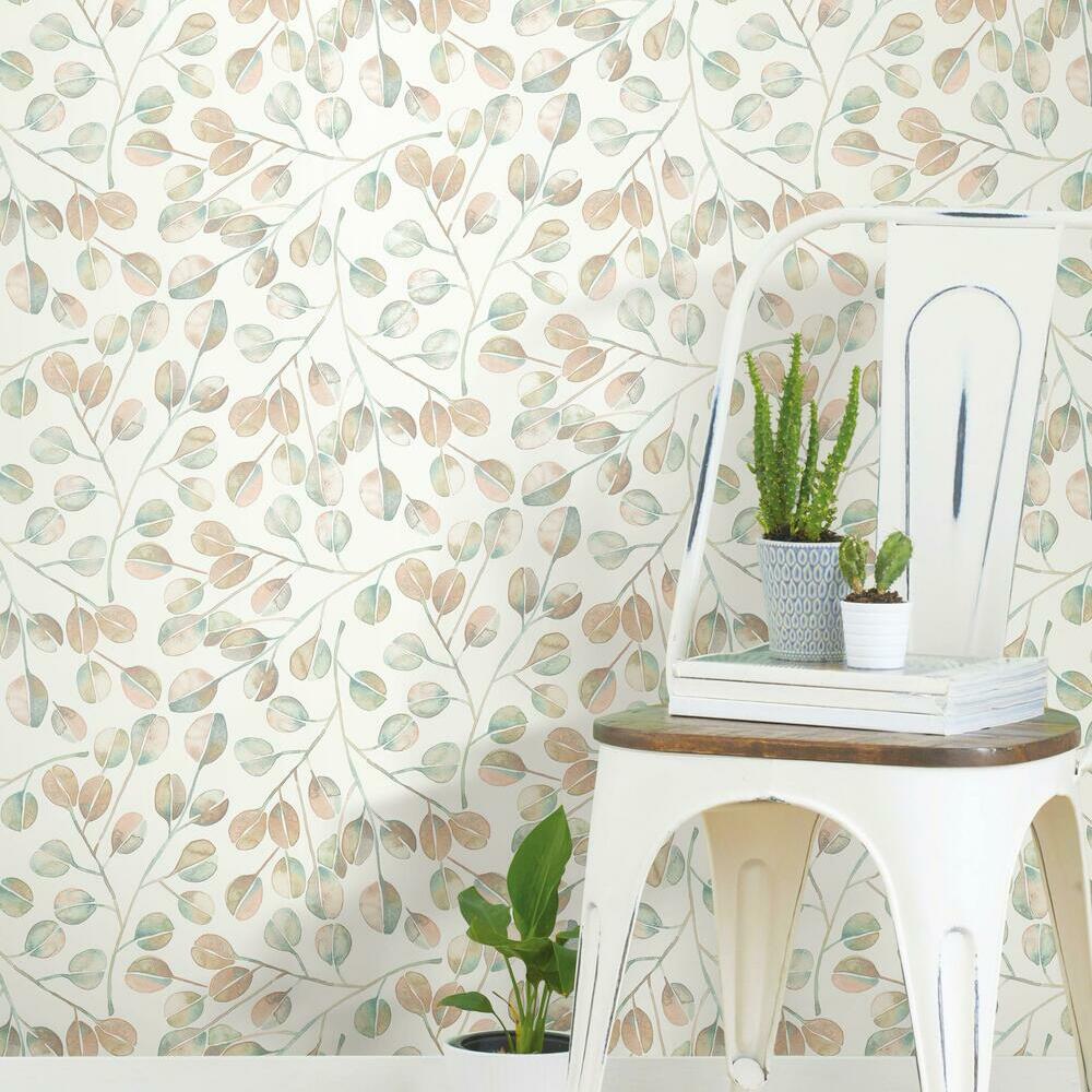 Cat Coquillette Eucalyptus Peel and Stick Wallpaper Peel and Stick Wallpaper RoomMates   