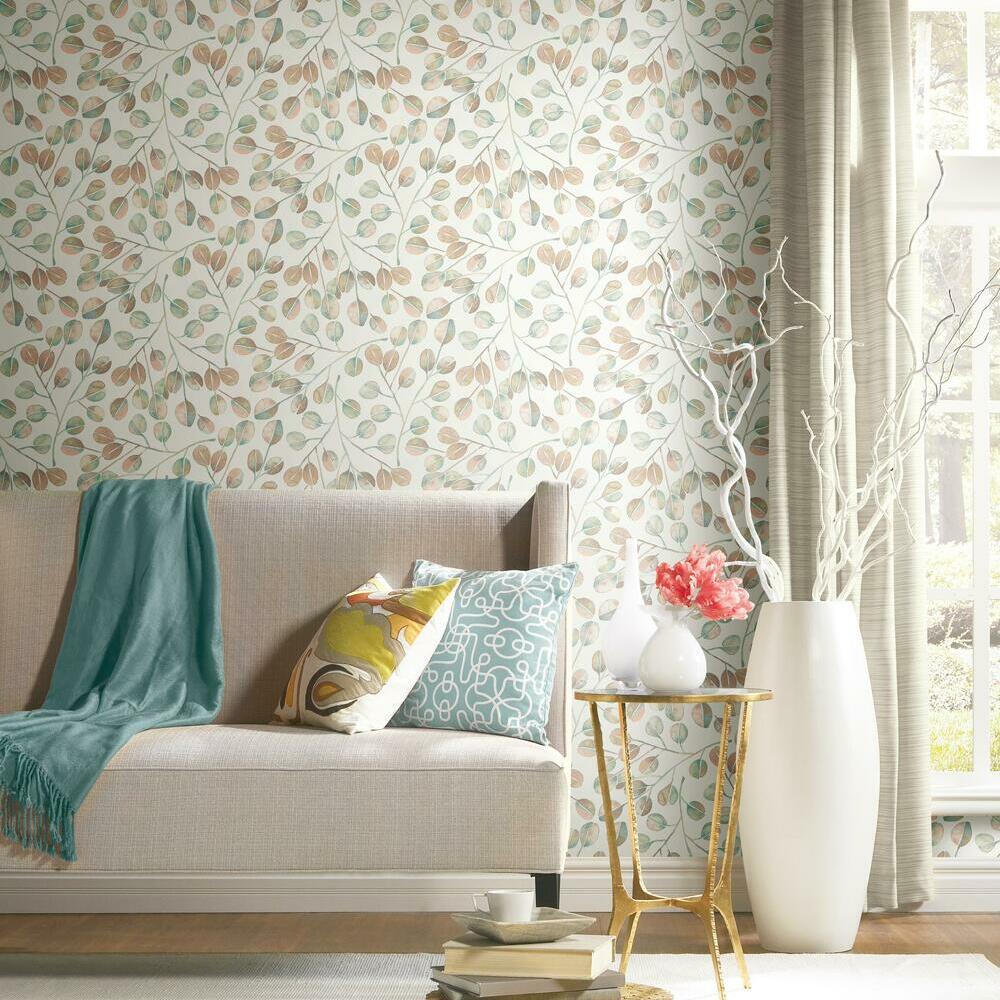 Cat Coquillette Eucalyptus Peel and Stick Wallpaper Peel and Stick Wallpaper RoomMates   