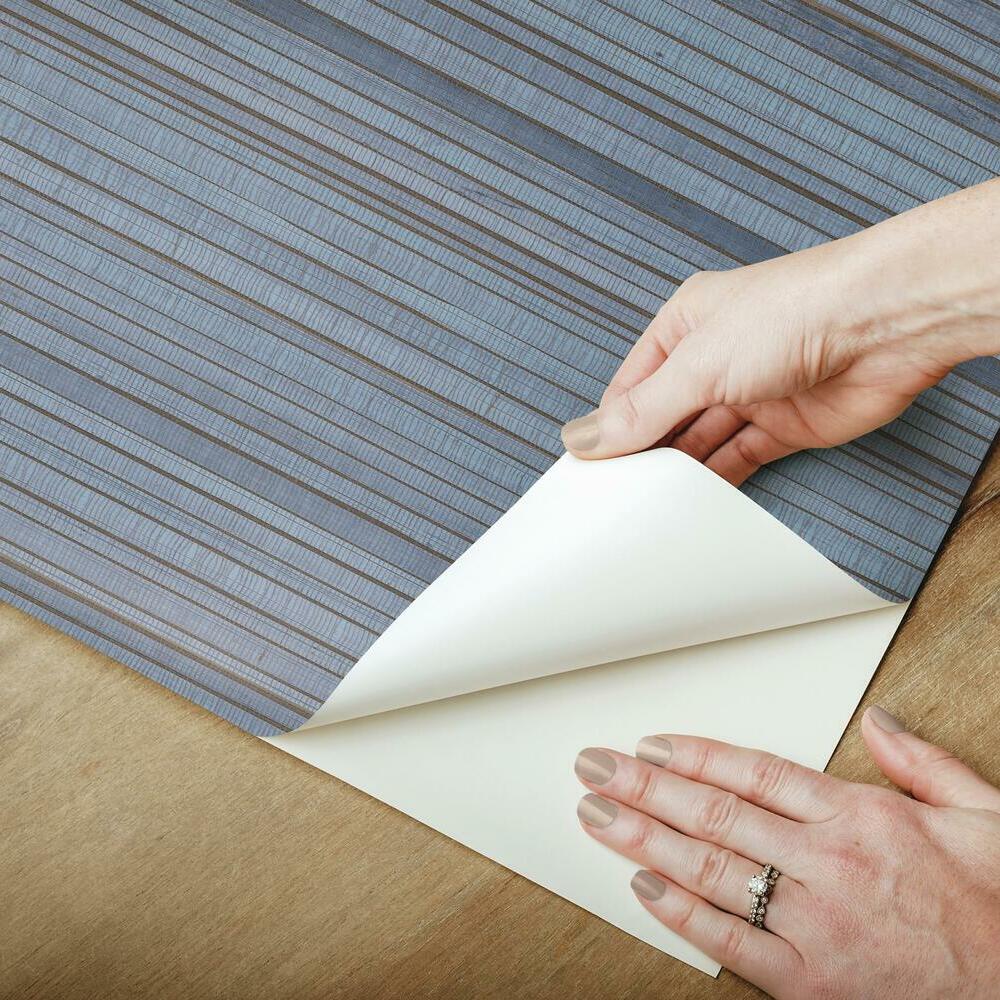 Faux Bamboo Grasscloth Peel and Stick Wallpaper Peel and Stick Wallpaper RoomMates   