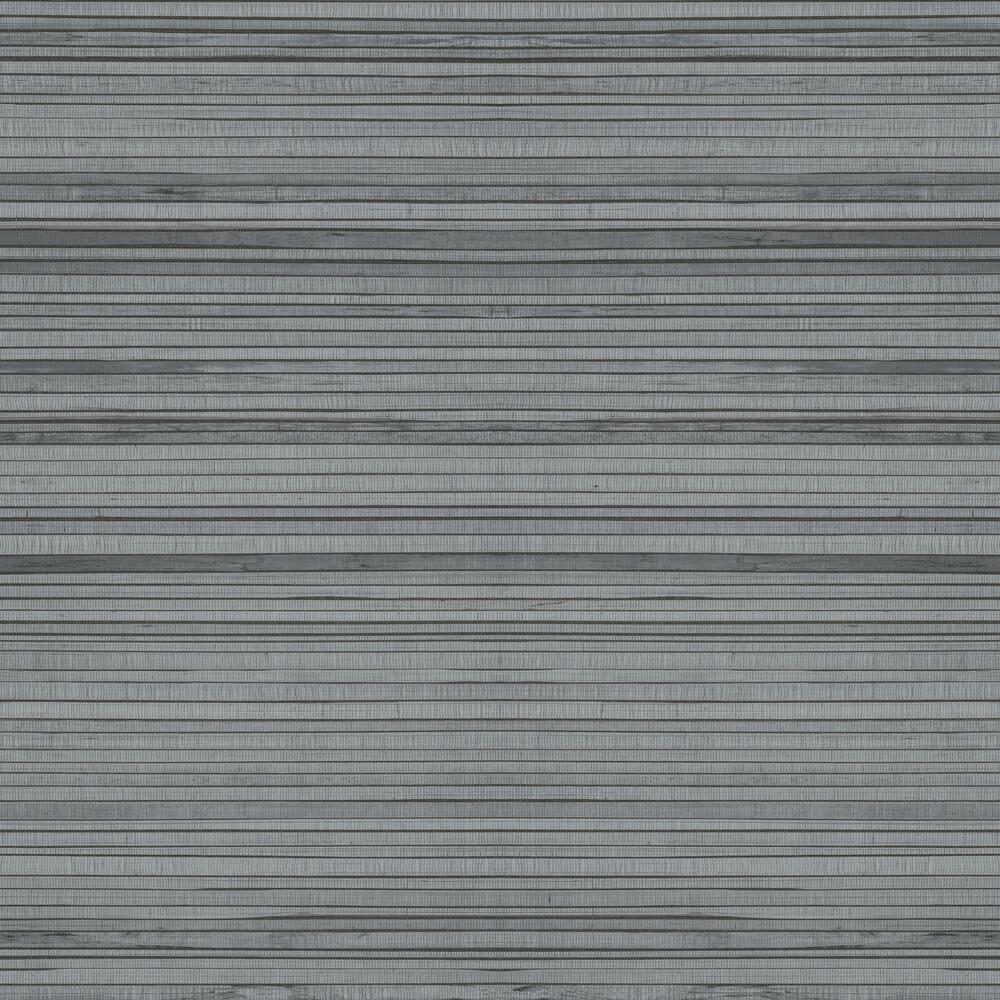 Faux Bamboo Grasscloth Peel and Stick Wallpaper Peel and Stick Wallpaper RoomMates Roll Grey 