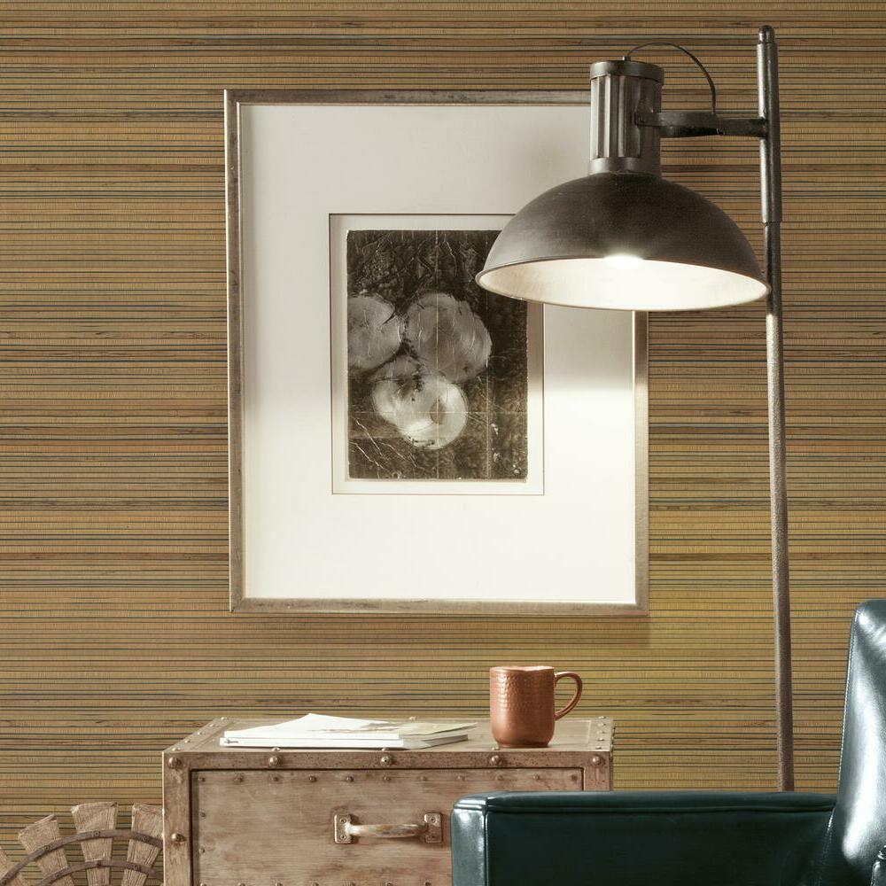 Faux Bamboo Grasscloth Peel and Stick Wallpaper Peel and Stick Wallpaper RoomMates   