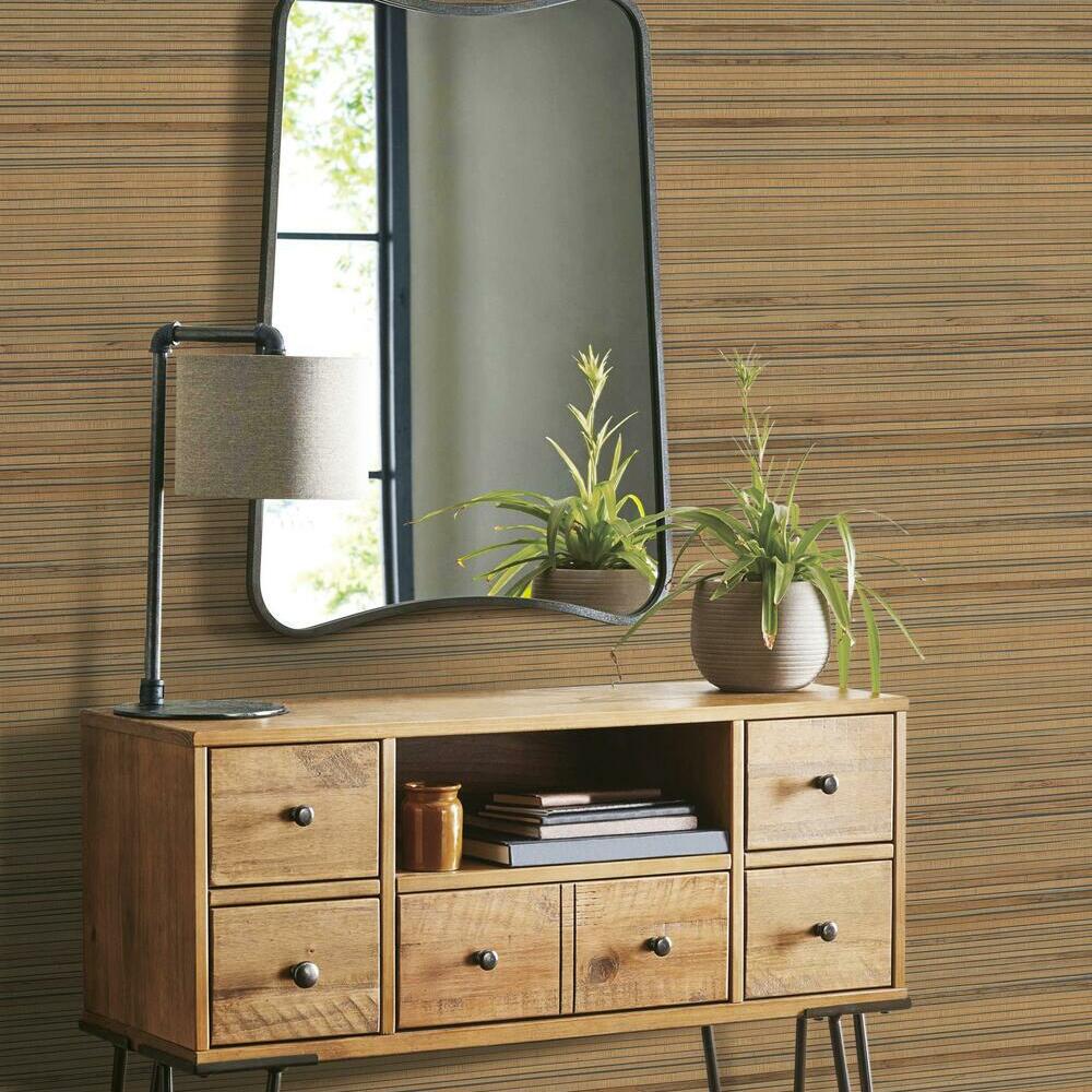 Faux Bamboo Grasscloth Peel and Stick Wallpaper Peel and Stick Wallpaper RoomMates   