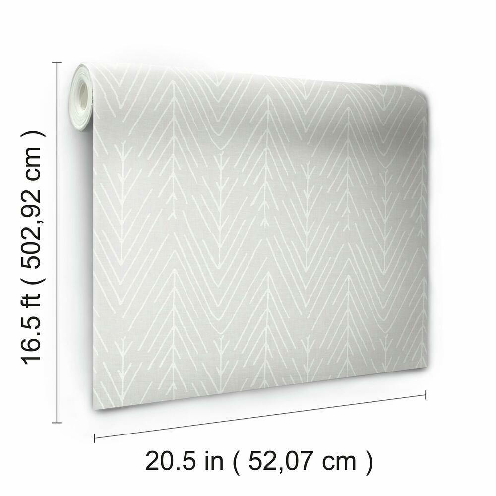 Twig Hygge Herringbone Peel and Stick Wallpaper Peel and Stick Wallpaper RoomMates   