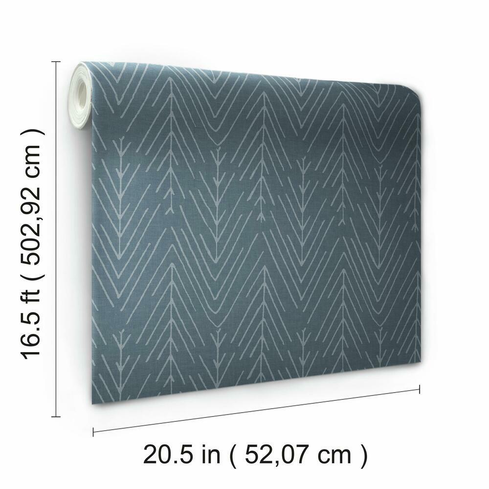 Twig Hygge Herringbone Peel and Stick Wallpaper Peel and Stick Wallpaper RoomMates   