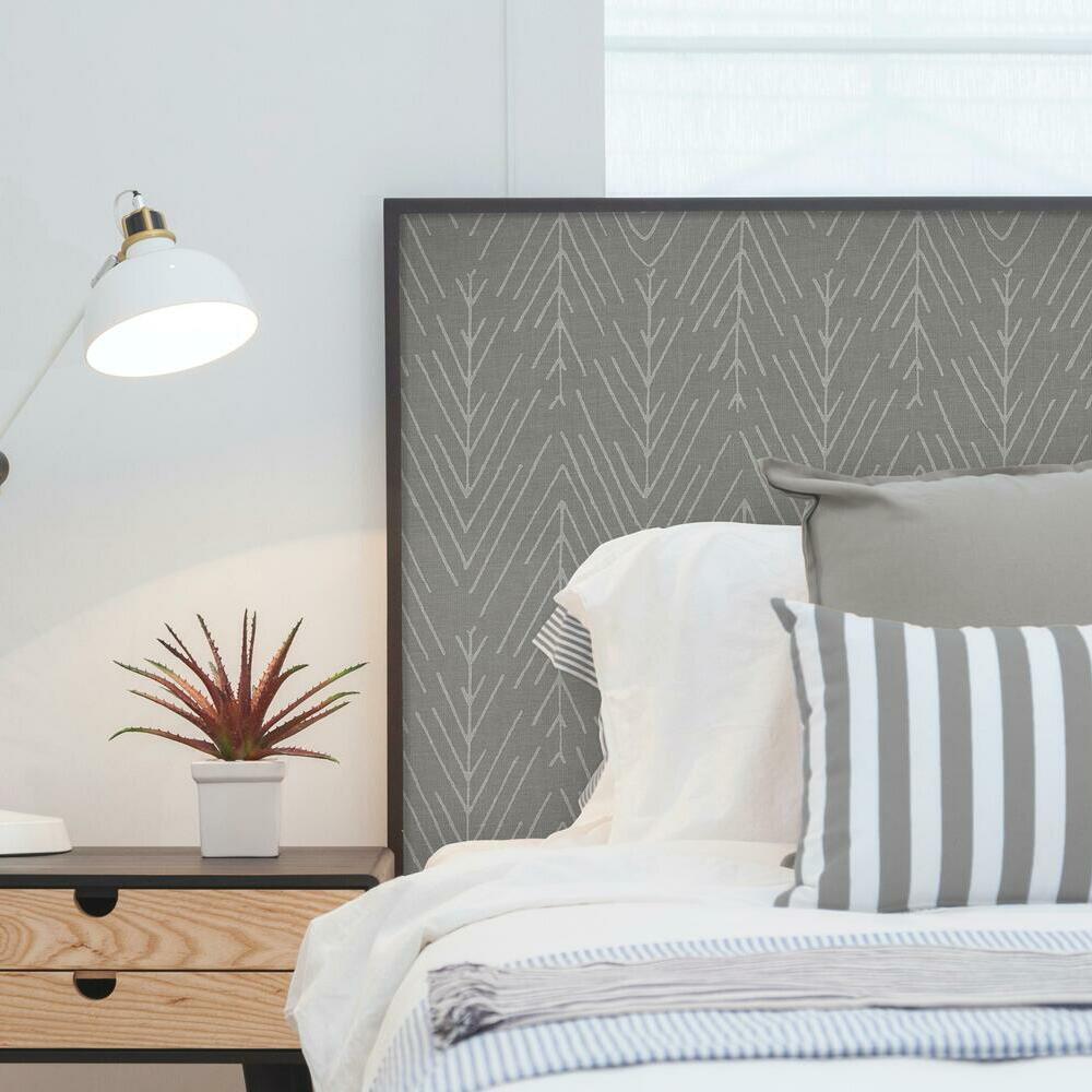 Twig Hygge Herringbone Peel and Stick Wallpaper Peel and Stick Wallpaper RoomMates   