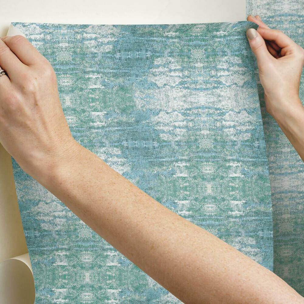 Sarong Print Peel and Stick Wallpaper Peel and Stick Wallpaper RoomMates   