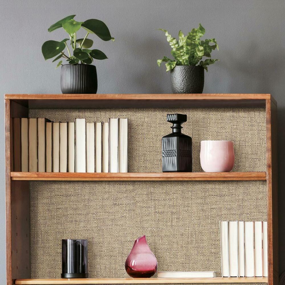 Faux Grasscloth Weave Peel and Stick Wallpaper Peel and Stick Wallpaper RoomMates   