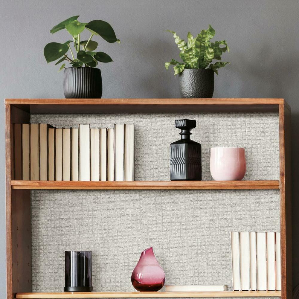 Faux Grasscloth Weave Peel and Stick Wallpaper Peel and Stick Wallpaper RoomMates   