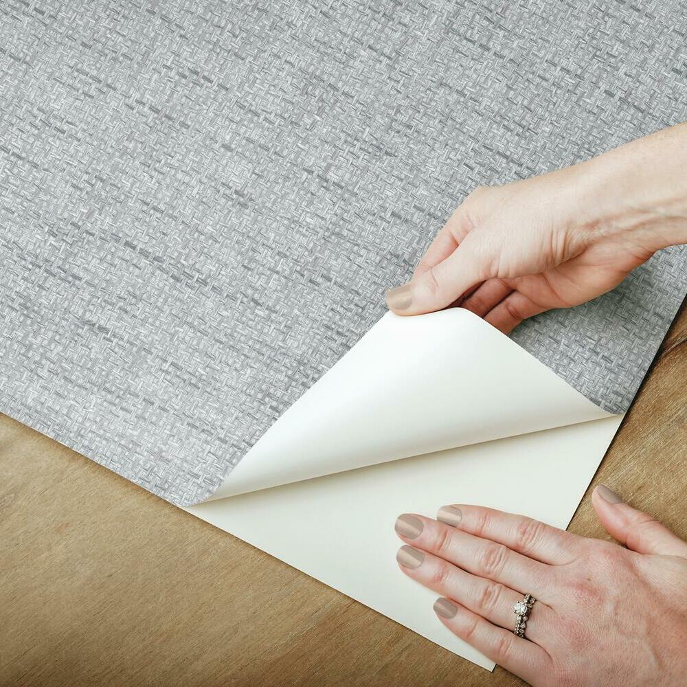 Faux Grasscloth Weave Peel and Stick Wallpaper Peel and Stick Wallpaper RoomMates   