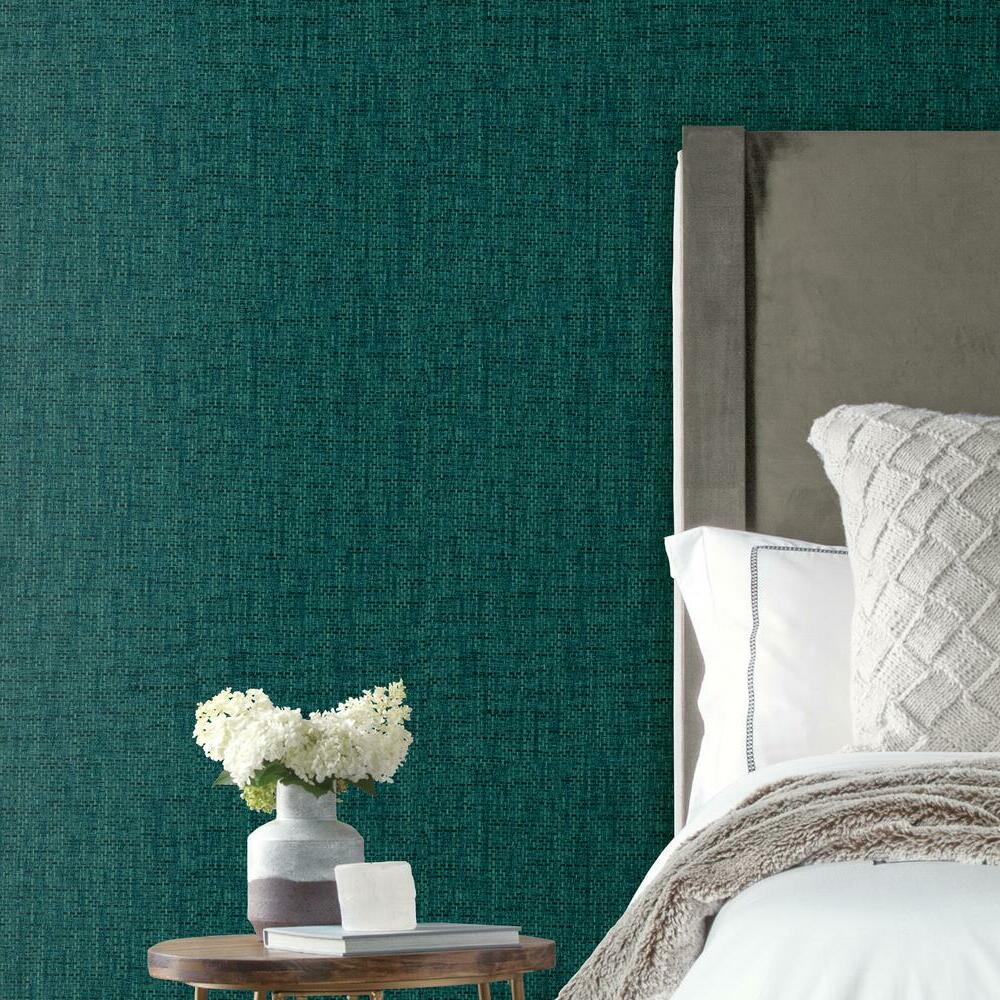 Faux Grasscloth Weave Peel and Stick Wallpaper Peel and Stick Wallpaper RoomMates   