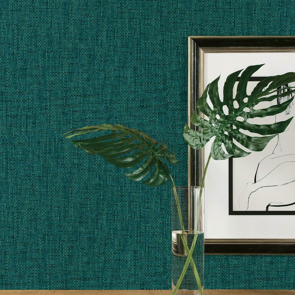 Faux Grasscloth Weave Peel and Stick Wallpaper Peel and Stick Wallpaper RoomMates   