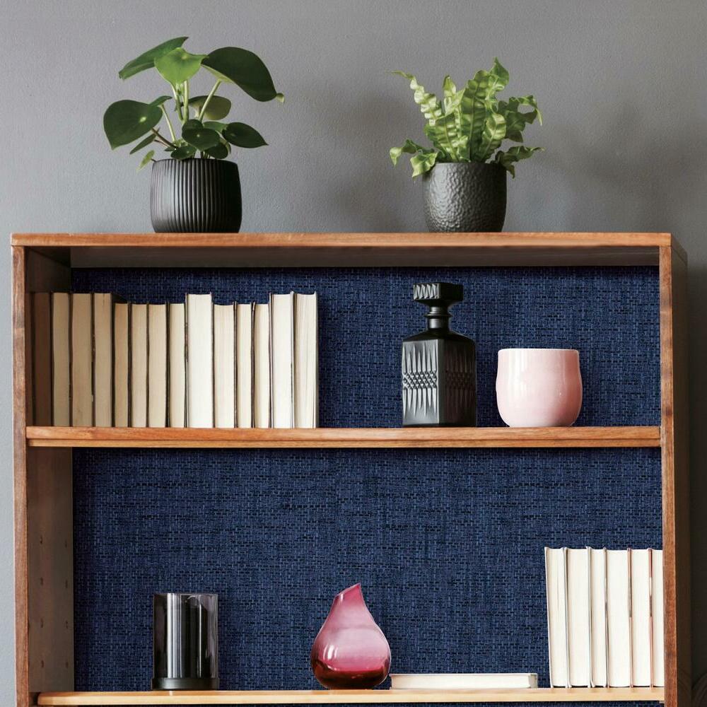Faux Grasscloth Weave Peel and Stick Wallpaper Peel and Stick Wallpaper RoomMates   