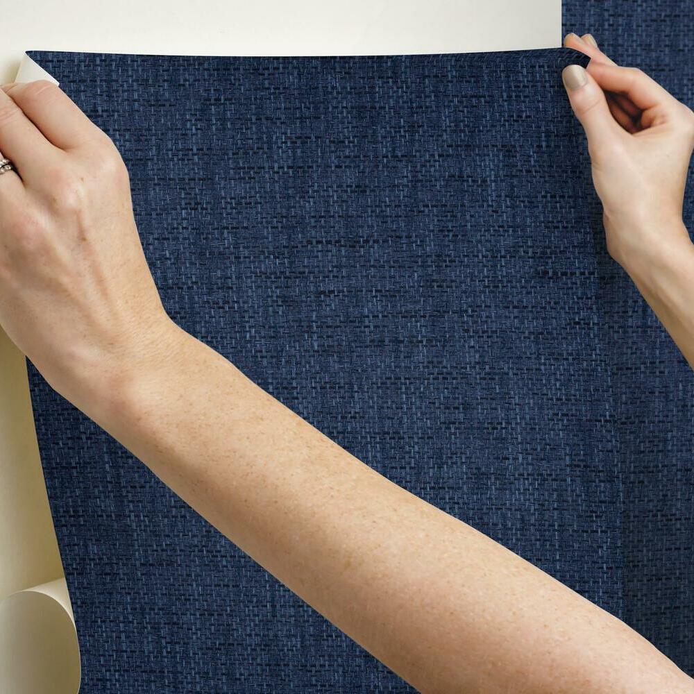 Faux Grasscloth Weave Peel and Stick Wallpaper Peel and Stick Wallpaper RoomMates   