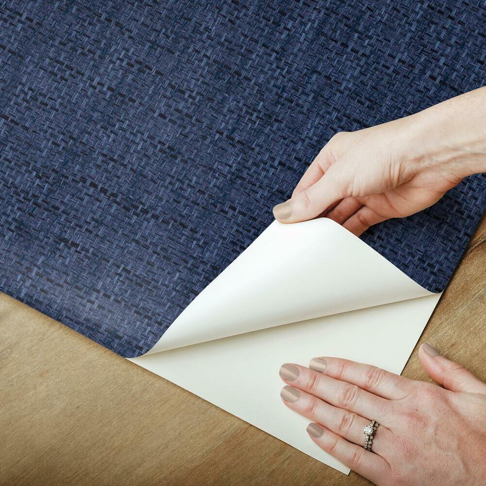 Faux Grasscloth Weave Peel and Stick Wallpaper Peel and Stick Wallpaper RoomMates   