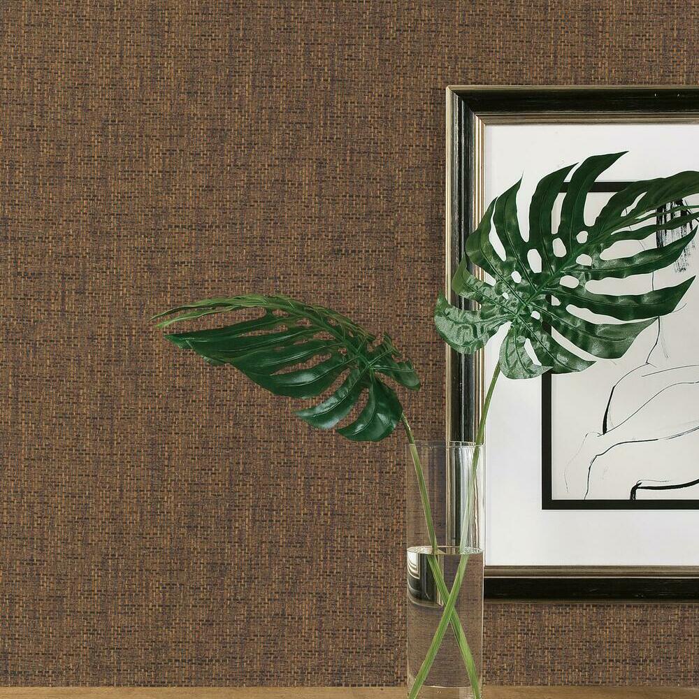 Faux Grasscloth Weave Peel and Stick Wallpaper Peel and Stick Wallpaper RoomMates   