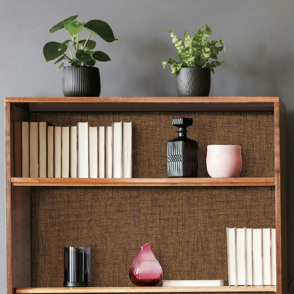 Faux Grasscloth Weave Peel and Stick Wallpaper Peel and Stick Wallpaper RoomMates   