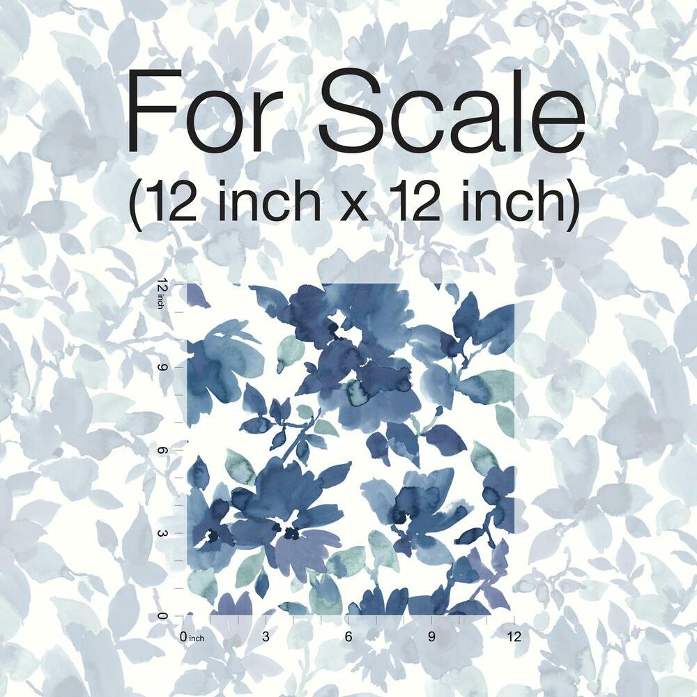 Watercolor Floral Peel and Stick Wallpaper Peel and Stick Wallpaper RoomMates   
