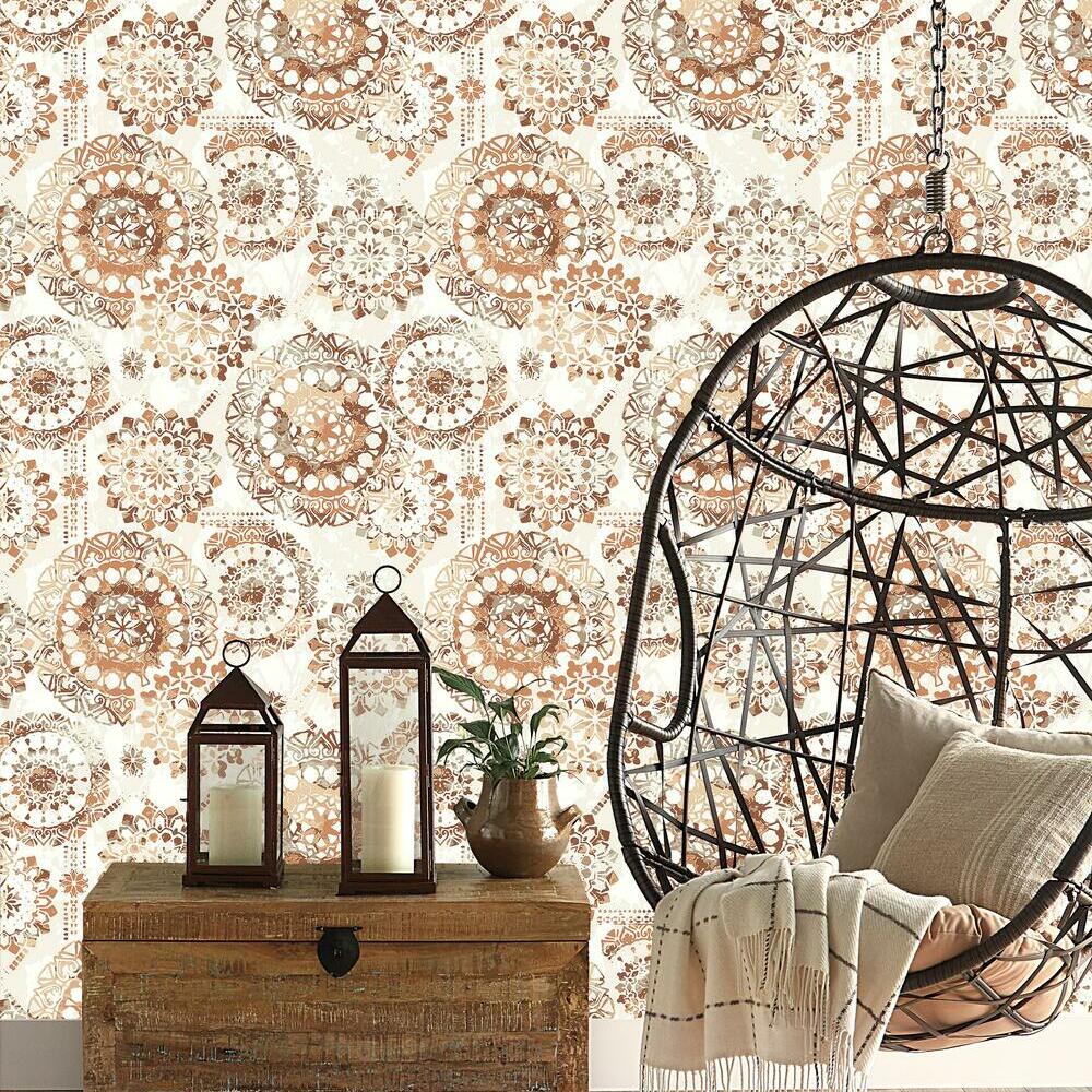 Bohemian Peel and Stick Wallpaper Peel and Stick Wallpaper RoomMates   
