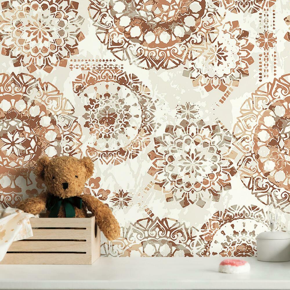 Bohemian Peel and Stick Wallpaper Peel and Stick Wallpaper RoomMates   