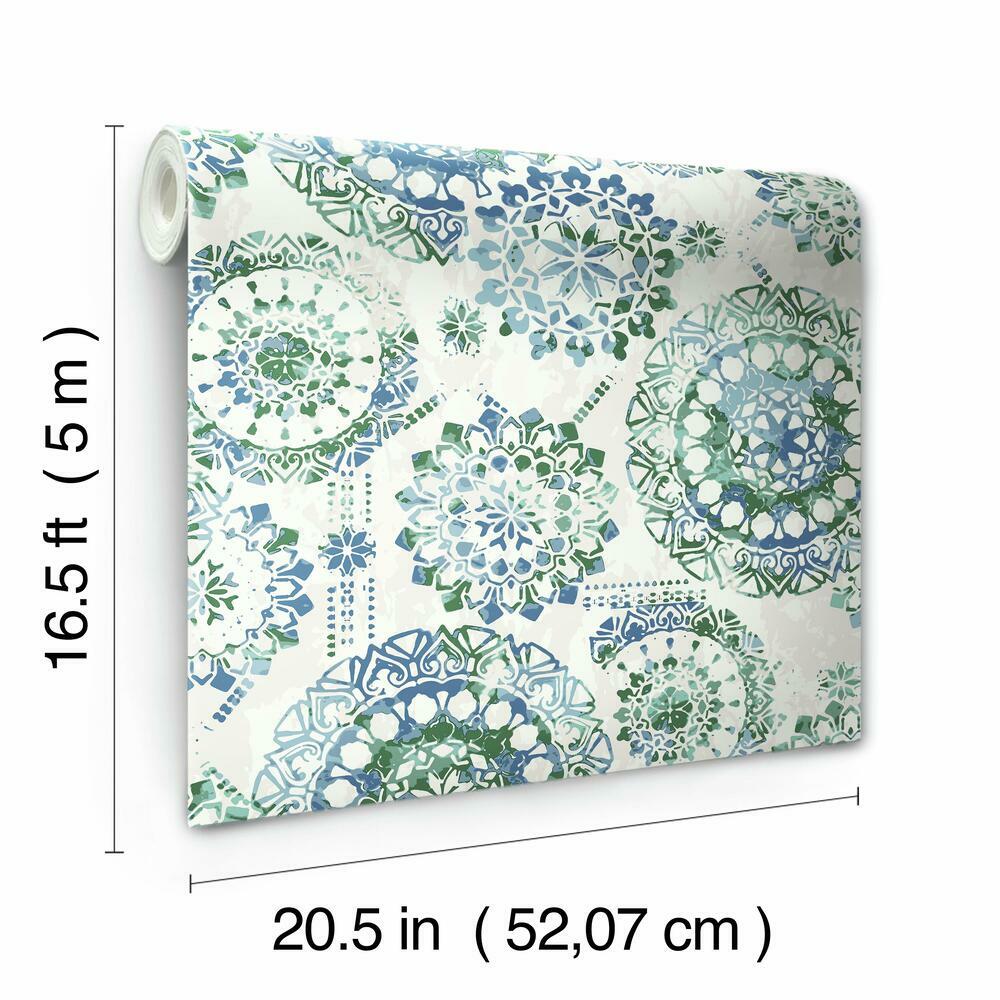 Bohemian Peel and Stick Wallpaper Peel and Stick Wallpaper RoomMates   