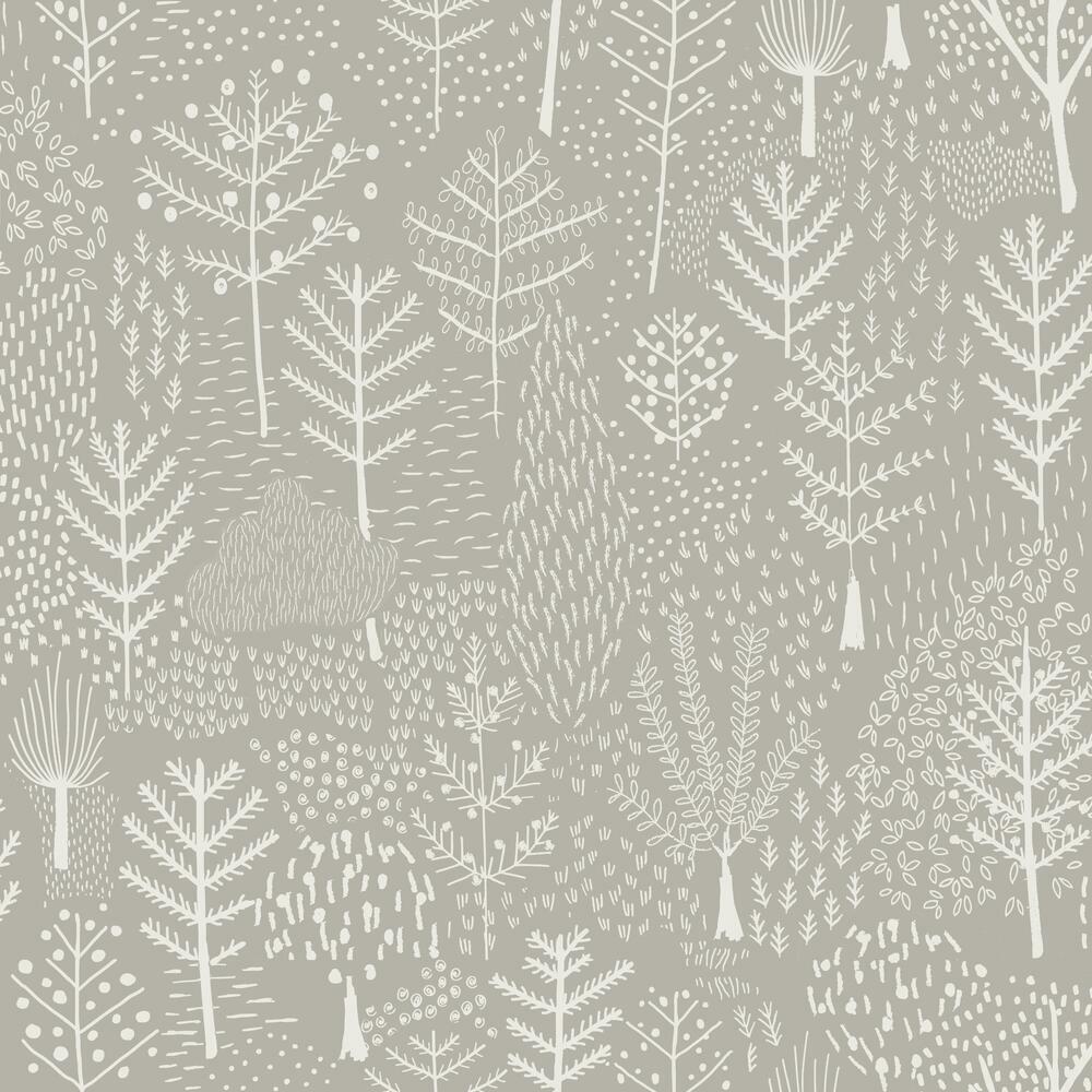 Folklore Trees Peel and Stick Wallpaper Peel and Stick Wallpaper RoomMates