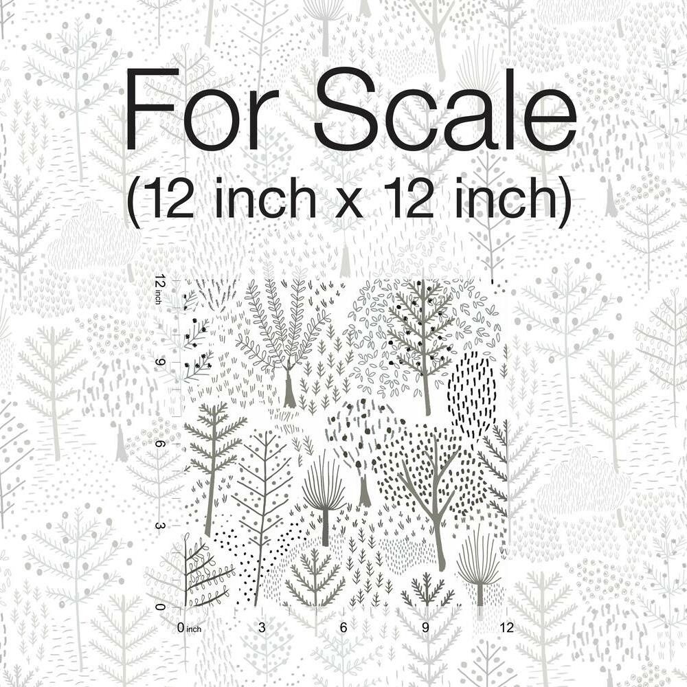 Folklore Trees Peel and Stick Wallpaper Peel and Stick Wallpaper RoomMates   
