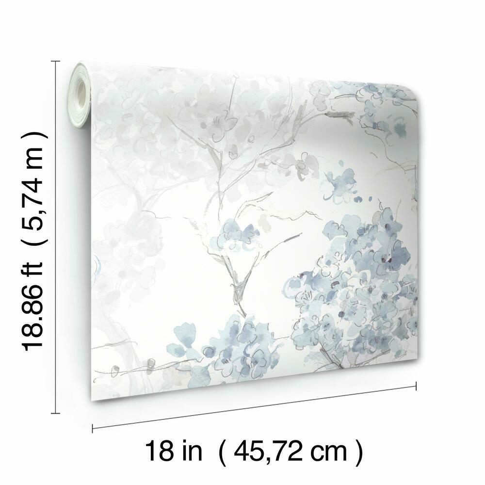 Spring Cherry Blossoms Peel and Stick Wallpaper Peel and Stick Wallpaper RoomMates   