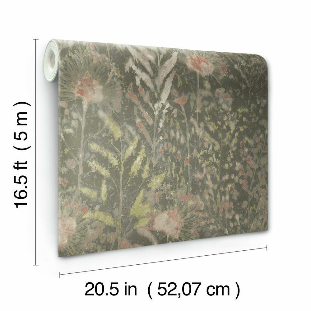 Dandelion Peel and Stick Wallpaper Peel and Stick Wallpaper RoomMates   