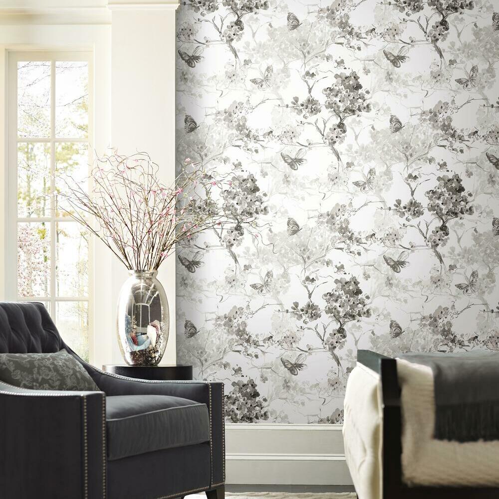 Spring Cherry Blossoms Peel and Stick Wallpaper Peel and Stick Wallpaper RoomMates   