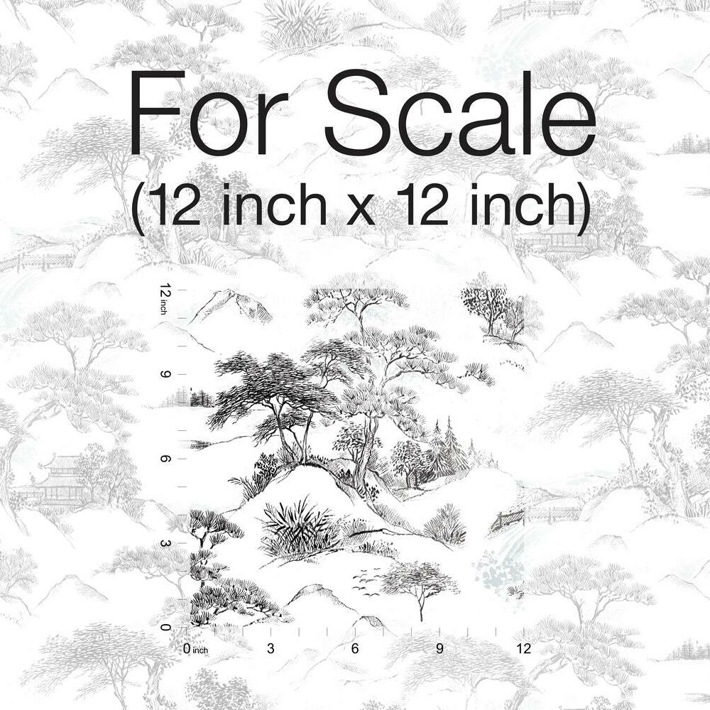 Oriental Toile Peel and Stick Wallpaper Peel and Stick Wallpaper RoomMates   