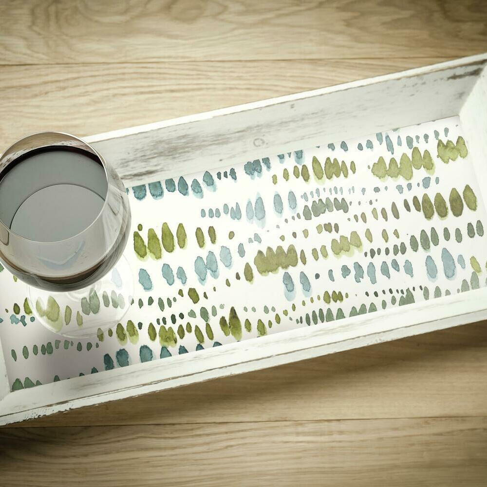 Lisa Audit Dotted Line Peel and Stick Wallpaper Peel and Stick Wallpaper RoomMates   