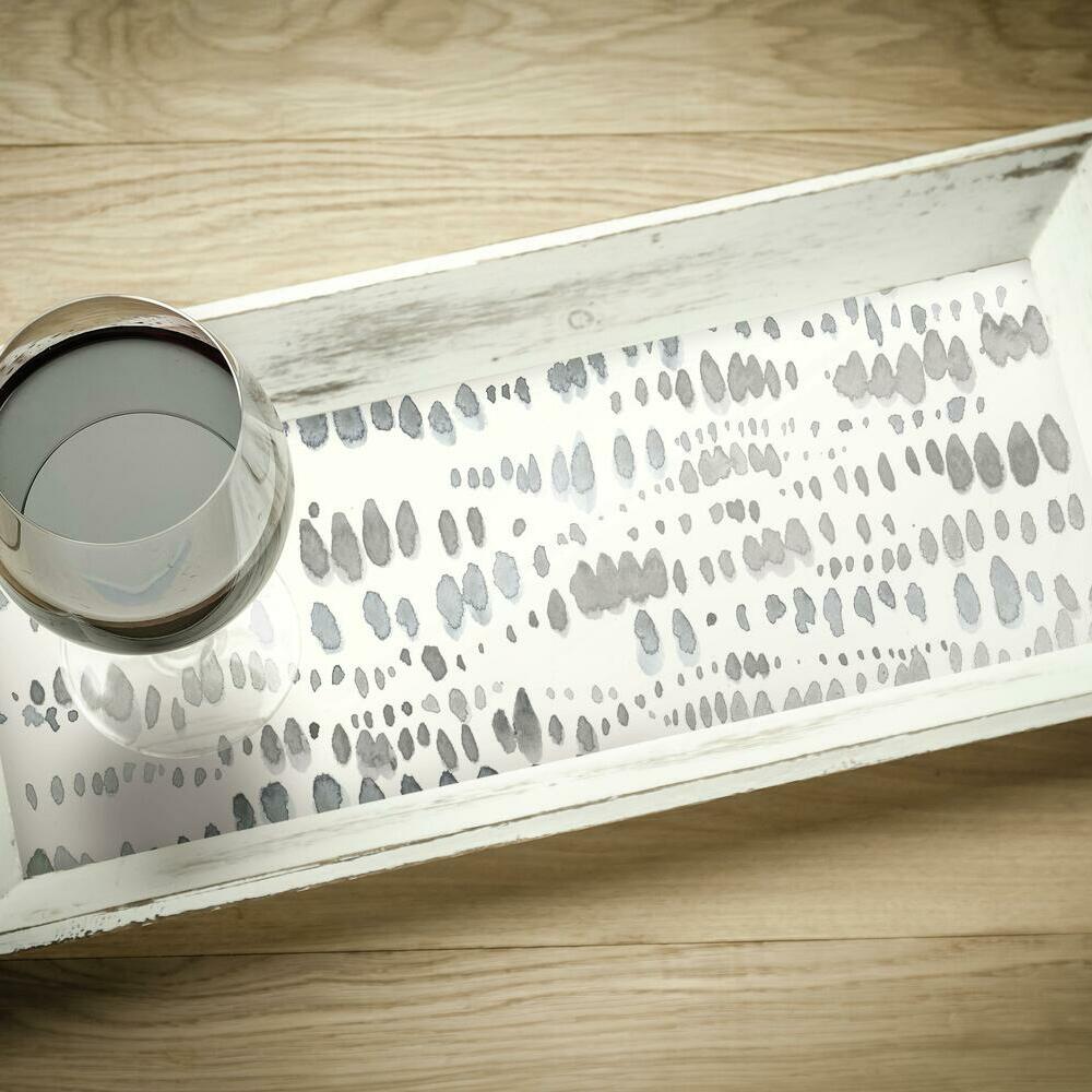 Lisa Audit Dotted Line Peel and Stick Wallpaper Peel and Stick Wallpaper RoomMates   