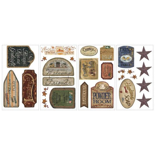 Country Signs Wall Decals Wall Decals RoomMates   