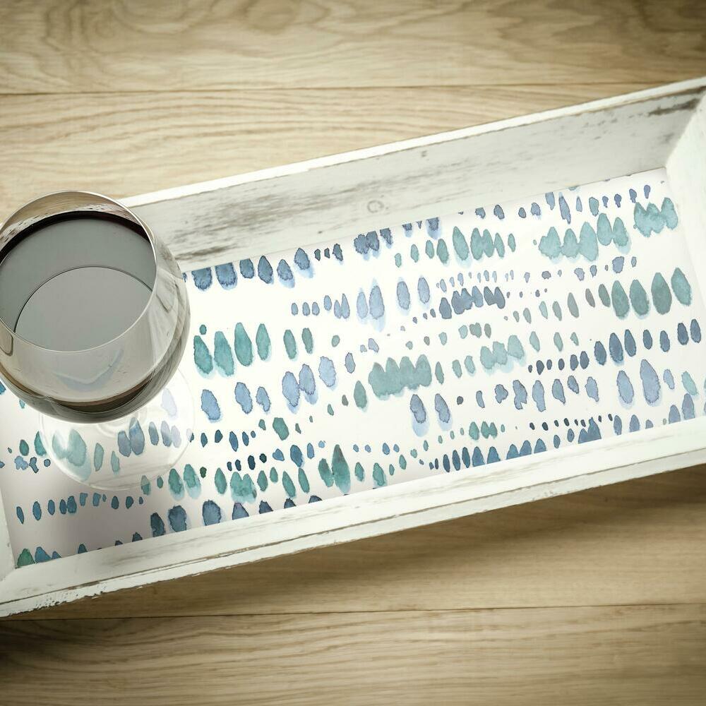 Lisa Audit Dotted Line Peel and Stick Wallpaper Peel and Stick Wallpaper RoomMates   