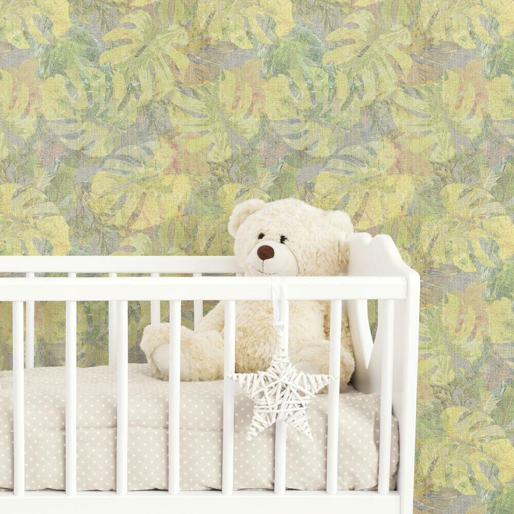 Jungle Leaf Canopy Peel and Stick Wallpaper Peel and Stick Wallpaper RoomMates   
