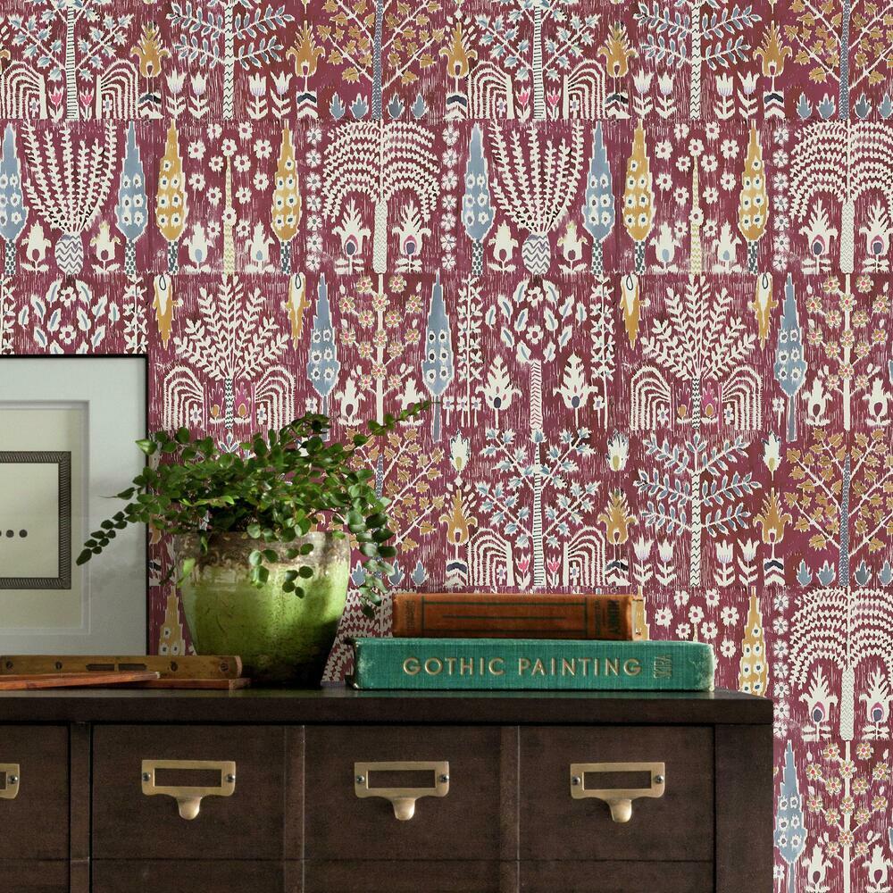 Persian Ikat Peel & Stick Wallpaper Peel and Stick Wallpaper RoomMates   