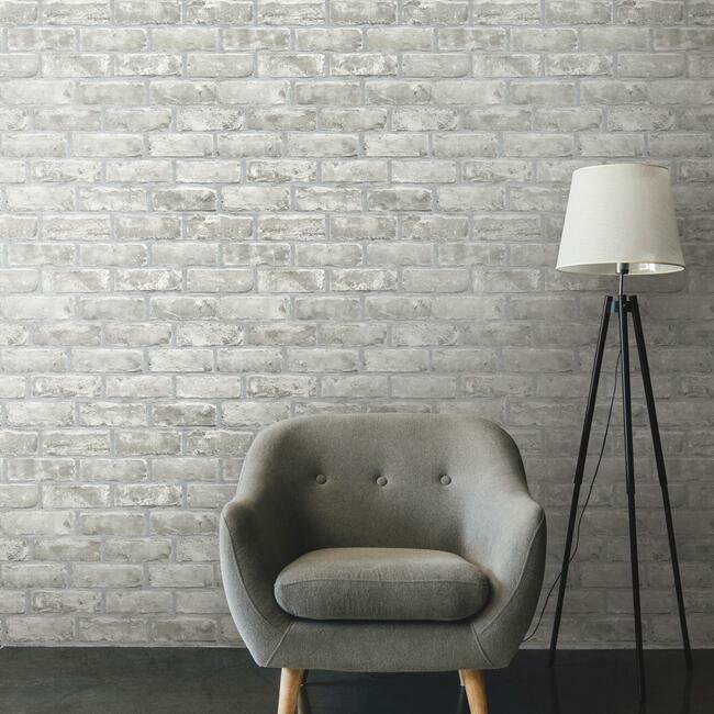 Brick Peel and Stick Wallpaper Peel and Stick Wallpaper RoomMates   