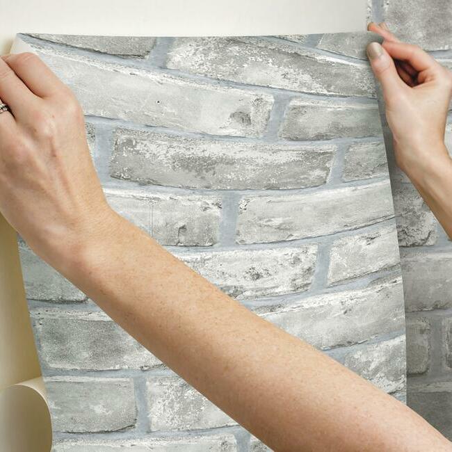 Brick Peel and Stick Wallpaper Peel and Stick Wallpaper RoomMates   