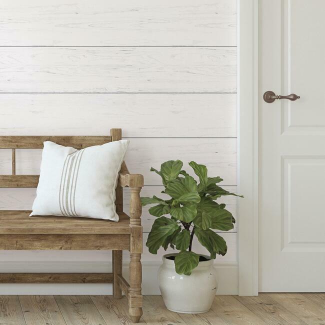 Shiplap Peel and Stick Wallpaper Peel and Stick Wallpaper RoomMates   